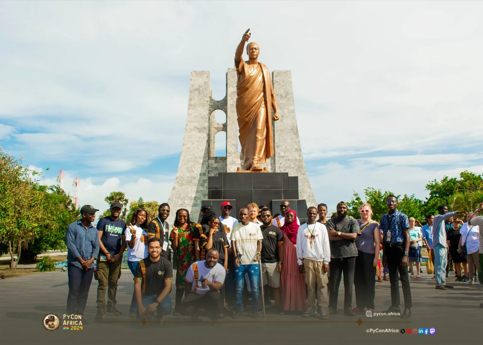 Speakers at Kwame Nkrumah Memorial Park, Accra