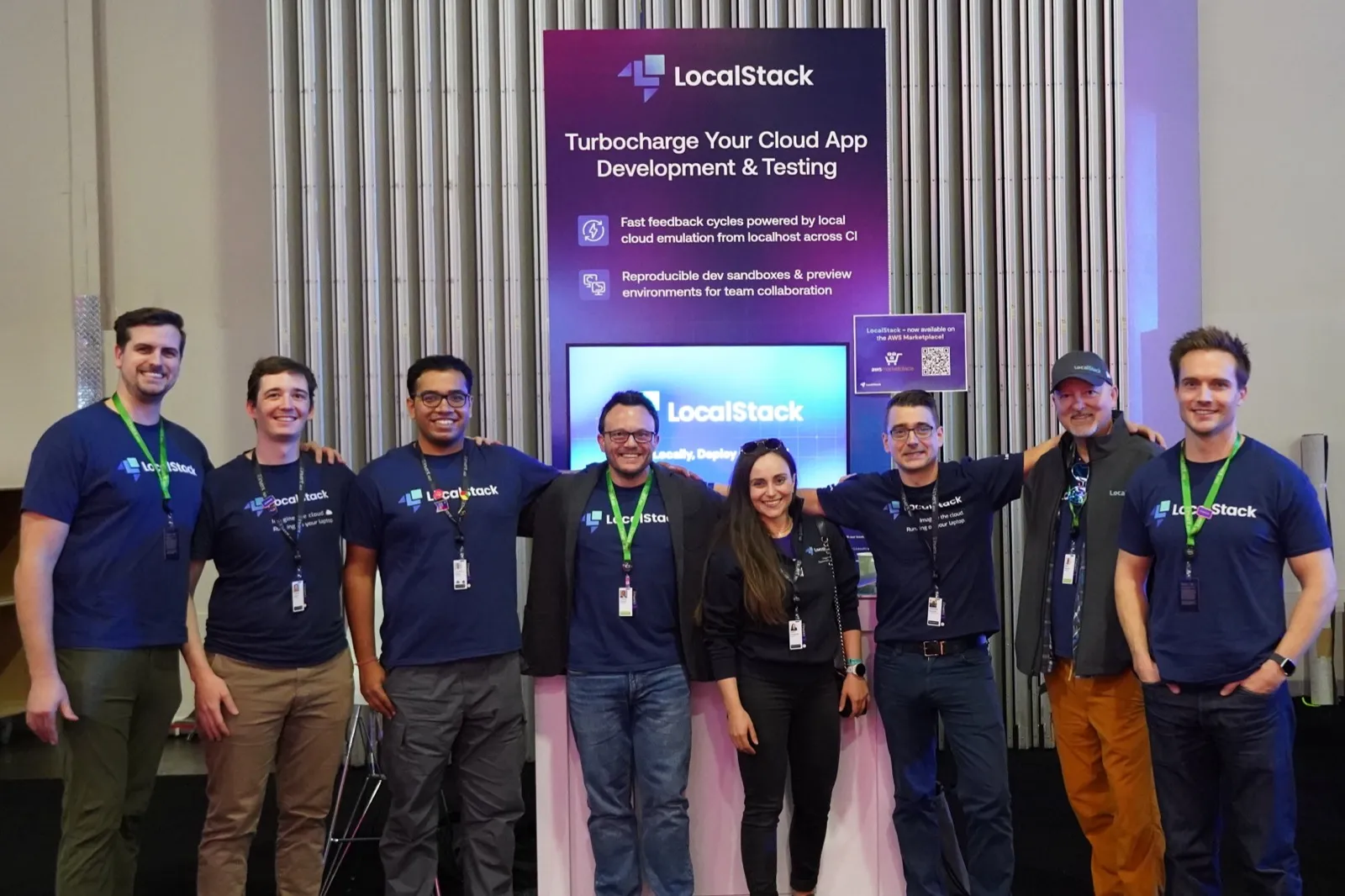 LocalStack booth at re:Invent 2023, Las Vegas