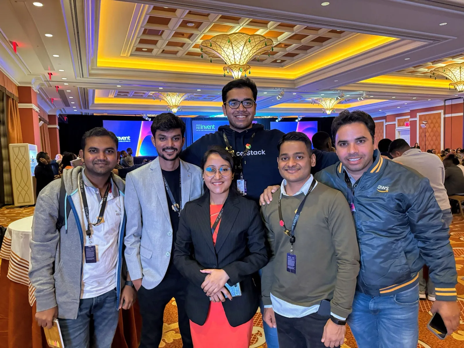 All Builders Welcome grant recipients from India, re:Invent 2023, Las Vegas